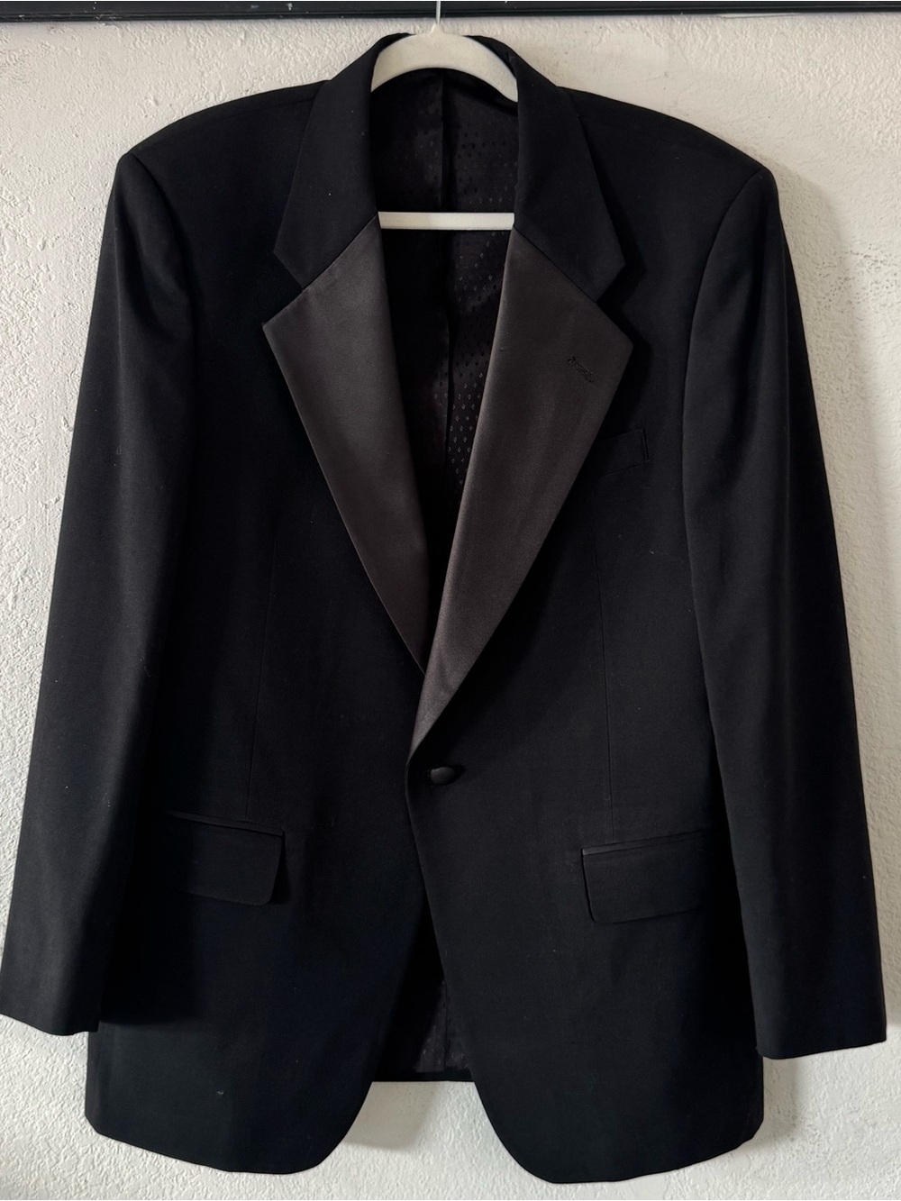 Vintage Christian Dior Monsieur black tuxedo/dinner jacket